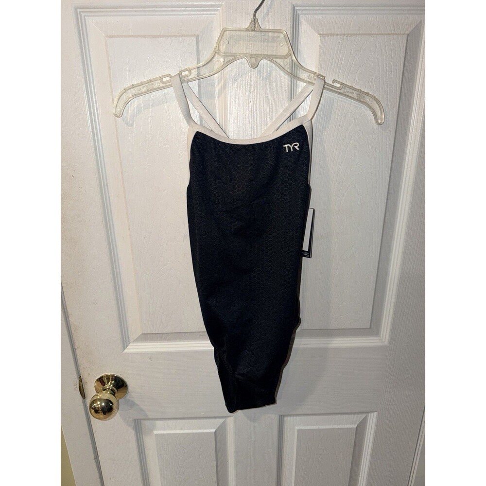 TYR Hexa Diamondfit One Piece Swimsuit Womens Sz M 32 Performance Training New - Picture 11 of 11